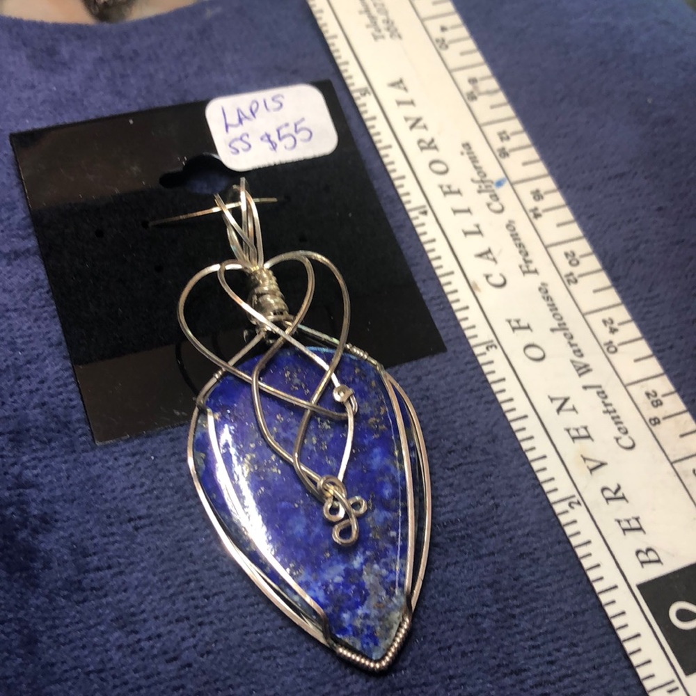 Lapis Lazuli in Sterling